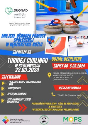 TURNIEJ CURLINGU W PAWŁOWICACH 22.03.2024 r.